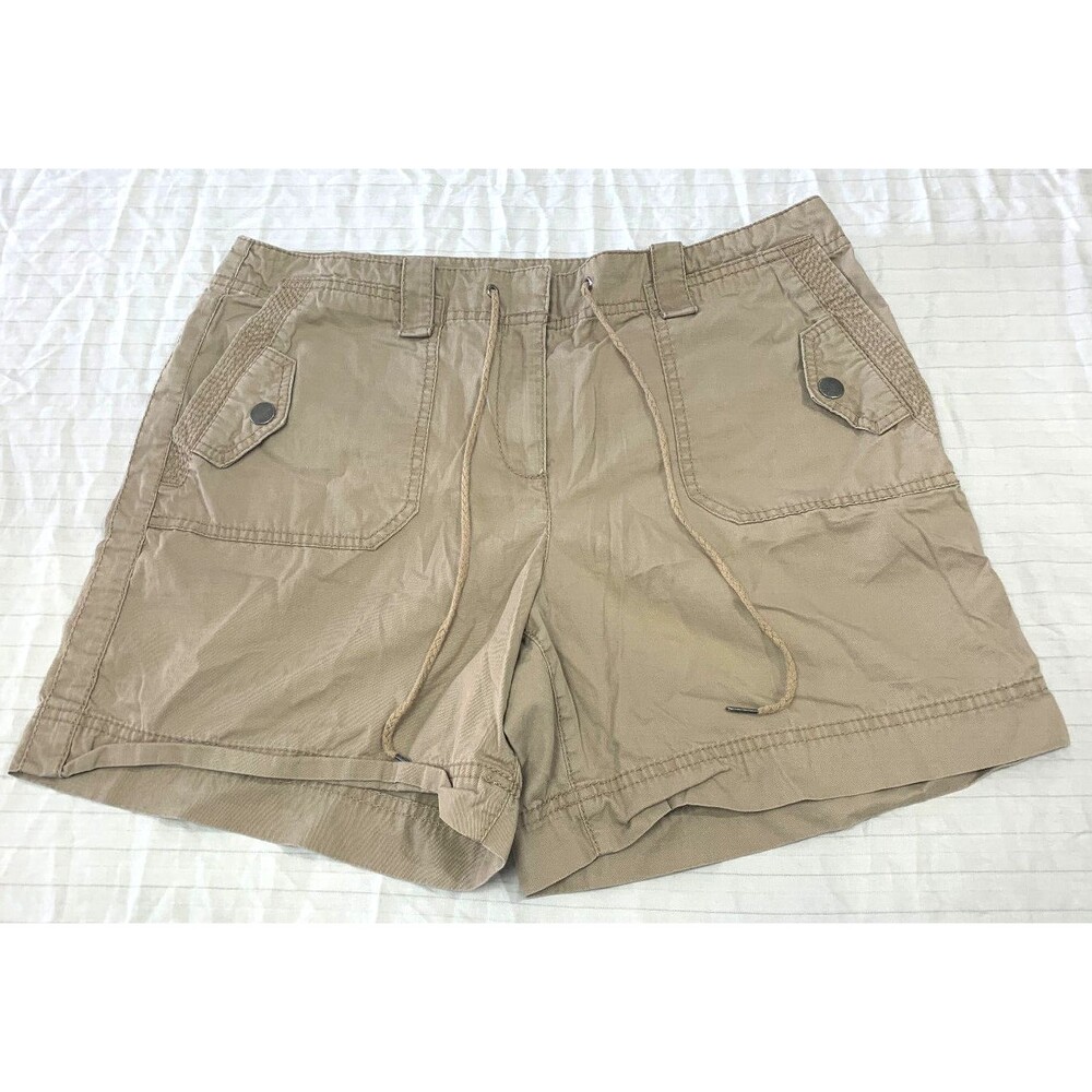 ANN TAYLOR LOFT WOMENS SHORTS 100% COTTON SIZE 10